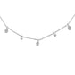 Necklace Multi CZ (Assorted Colors)