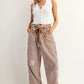Striped Barrel Pants