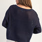 Teddy Bear Graphic Open Knit Sweater (Assorted Colors)