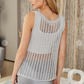 Metallic Crochet Top (Assorted Colors)