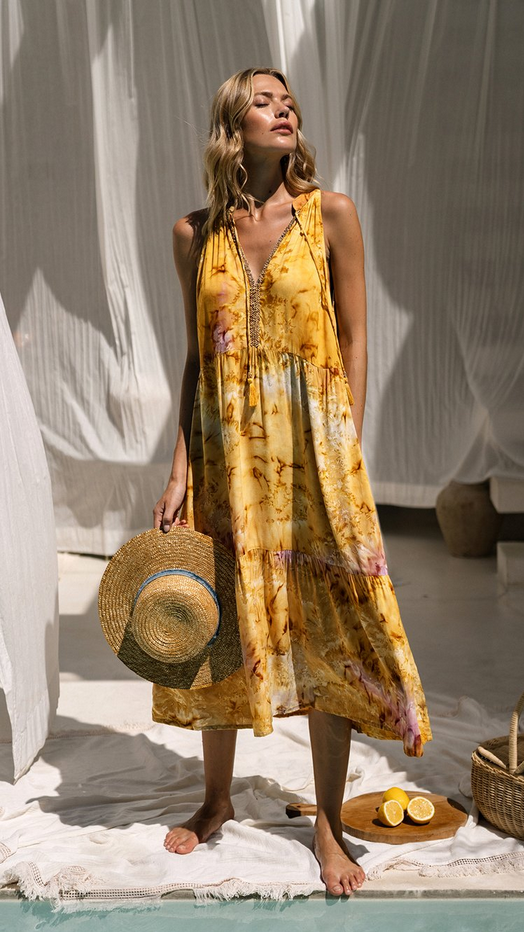 Golden Hour Midi Dress