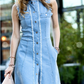Button Down Denim Dress