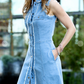 Button Down Denim Dress