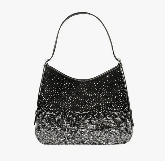 Twinkle Rhinestone BLack Handbag