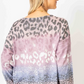 Cheetah Print Sweater (Assorted Colors)