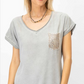 Sequin Pocket T-Shirt