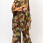 Abstract Silk Pants