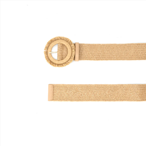 Straw Stretch Belt (Assorted Colors)