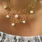 Five Pearl Scala Necklace