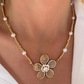 Gold Floral Necklace (Assorted Styles)