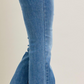 Core High-Waisted Classic Contrast Wash Bootcut Jeans