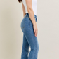 Core High-Waisted Classic Contrast Wash Bootcut Jeans