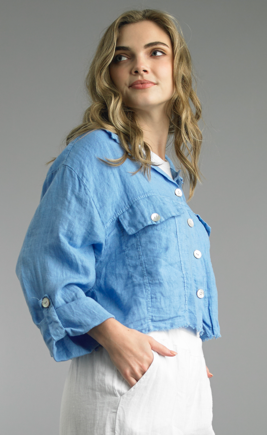 Navy Short Jacket