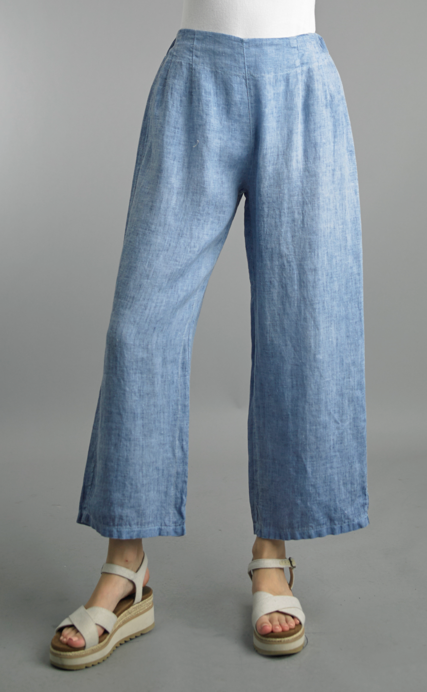 Crop Linen Pants (Assorted Colors)