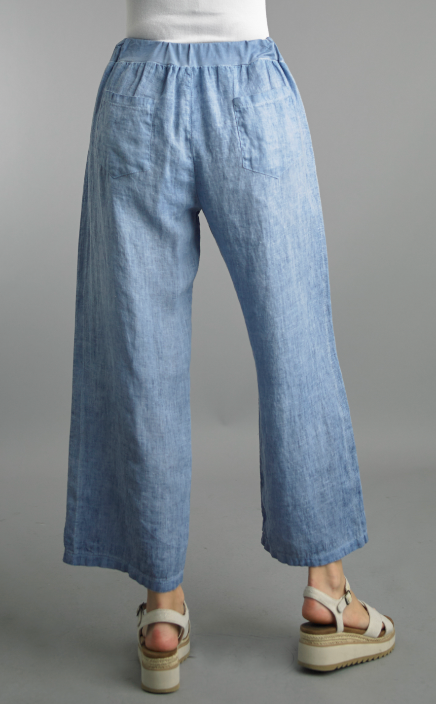 Crop Linen Pants (Assorted Colors)