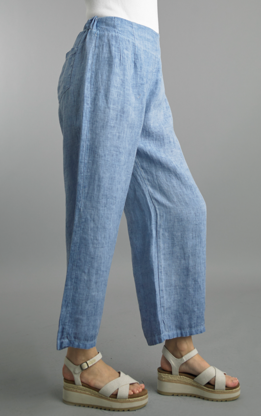 Crop Linen Pants (Assorted Colors)
