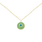 Green Amethyst w/Green Onyx Karina Necklace