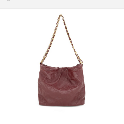 Crinkle Chain Crossbody