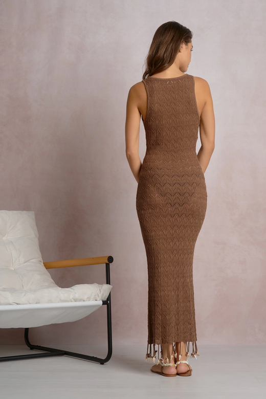 Petra Crochet Maxi Dress