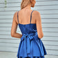Royal Blue Belt Fit Romper