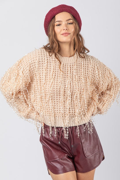 Fringe Sweater (Assorted Color)