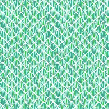 Layla Lime Abstract Shell Dress