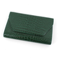 Leather Crocodile Clutch (Assorted Colors)