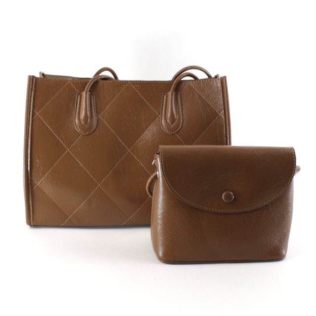 Microfiber Leather Shoulder Bag (Assorted Colors)