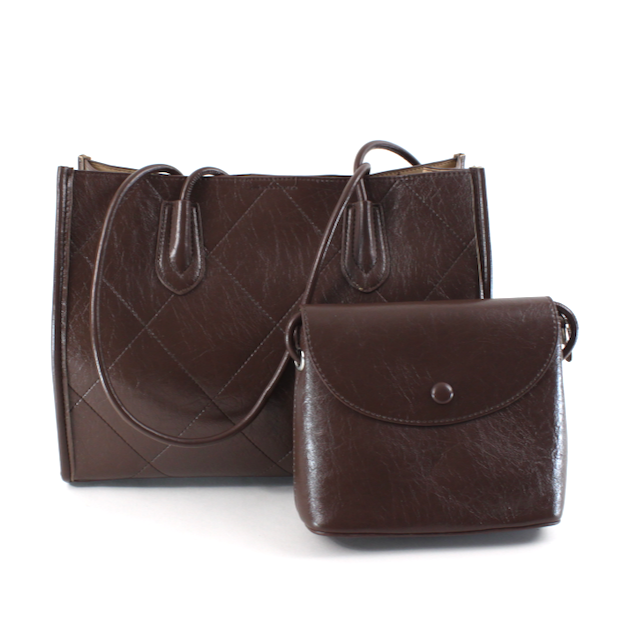 Microfiber Leather Shoulder Bag (Assorted Colors)