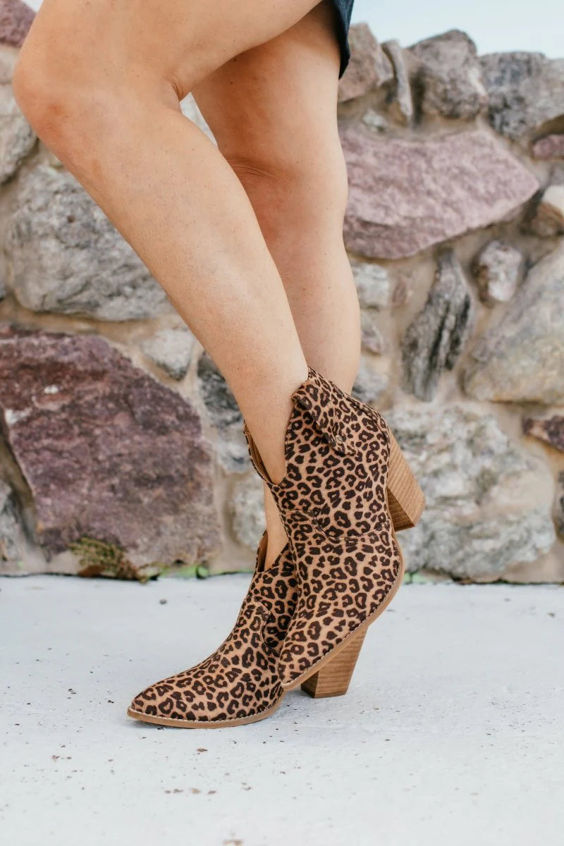 Leopard Bar Hoppin Boots
