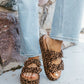 Leopard Lil Bit Knotty Sandals