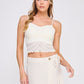 Fine Lace Pattern Scallop Bralette (Assorted Colors)