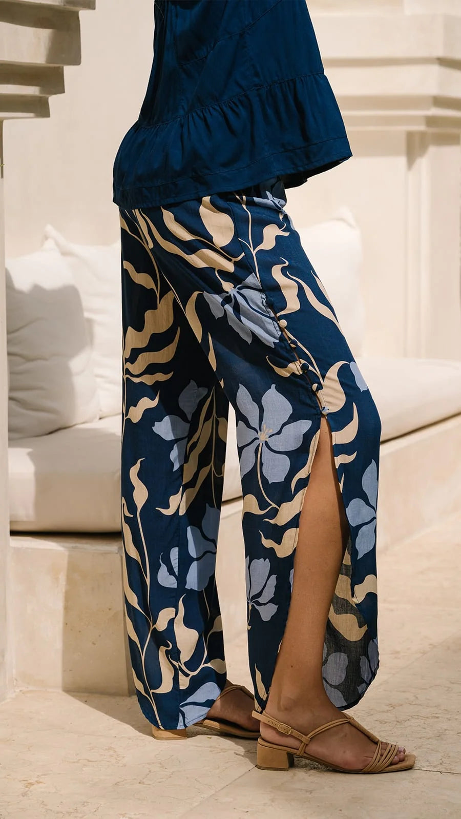 Fleur Navy Haven Pants