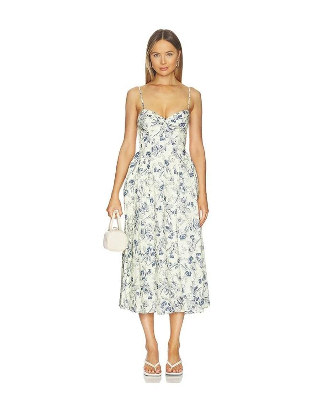 Destene Floral Open Back Dress