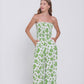 Green Hibiscus Jumpsuit