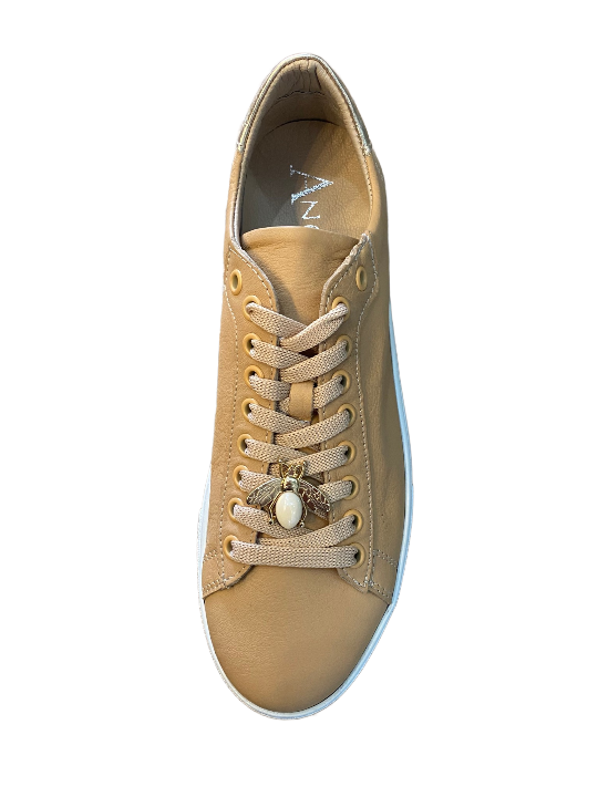 Camel Leather Sneakers