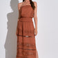 Strapless Crochet Maxi Dress (Assorted Colors)