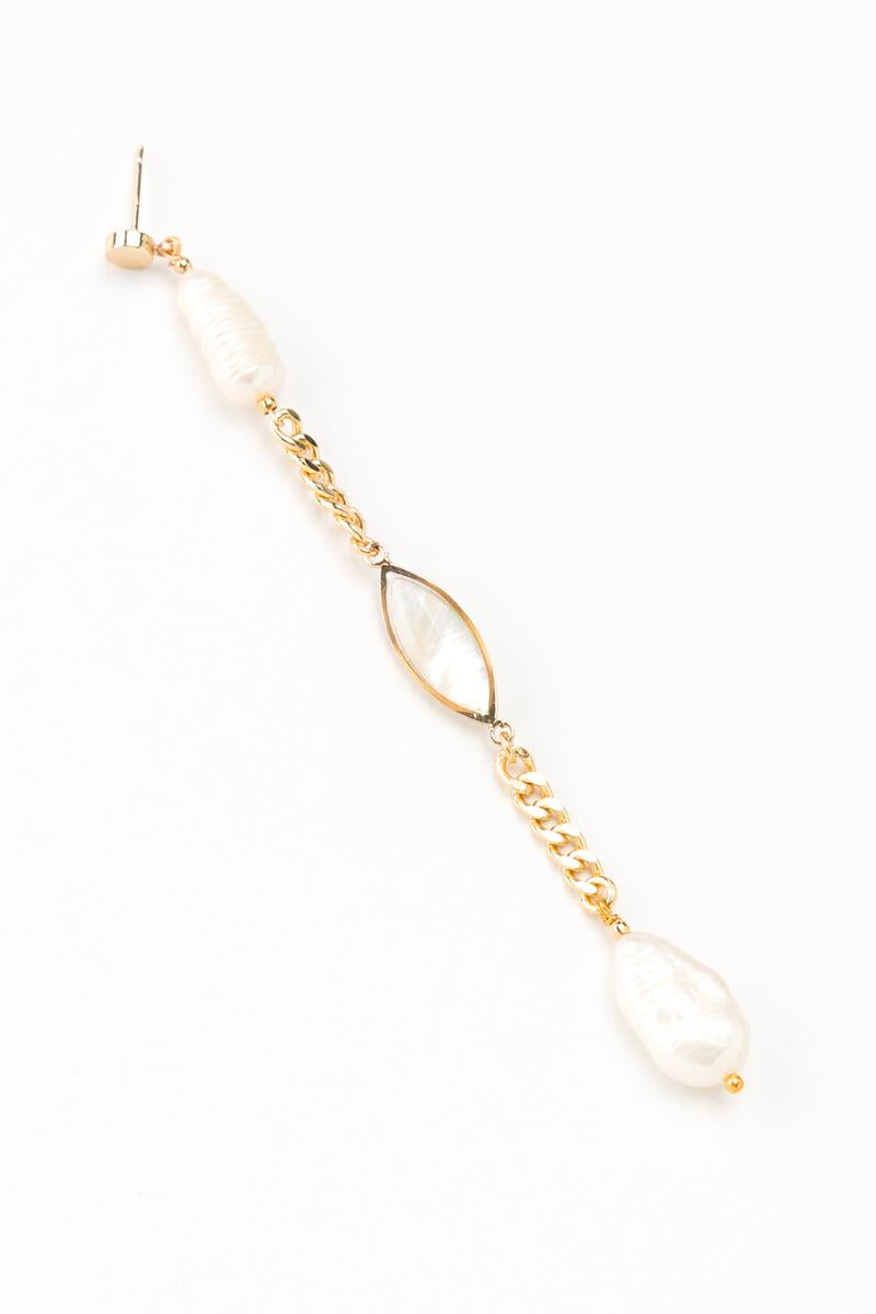 Long Mother of Pearl Earring