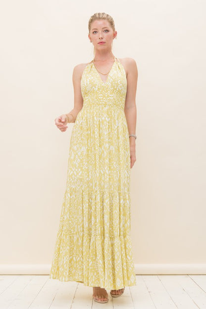 Blaire Maxi Halter Dress