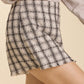 Metallic Tweed Skort (Assorted Colors)