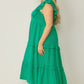 Ruffle Sleeve Smock Dress (Assorted Colors)