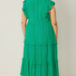 Ruffle Sleeve Smock Dress (Assorted Colors)