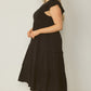 Ruffle Sleeve Smock Dress (Assorted Colors)