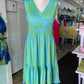 Palm Frond Print Eva Dress
