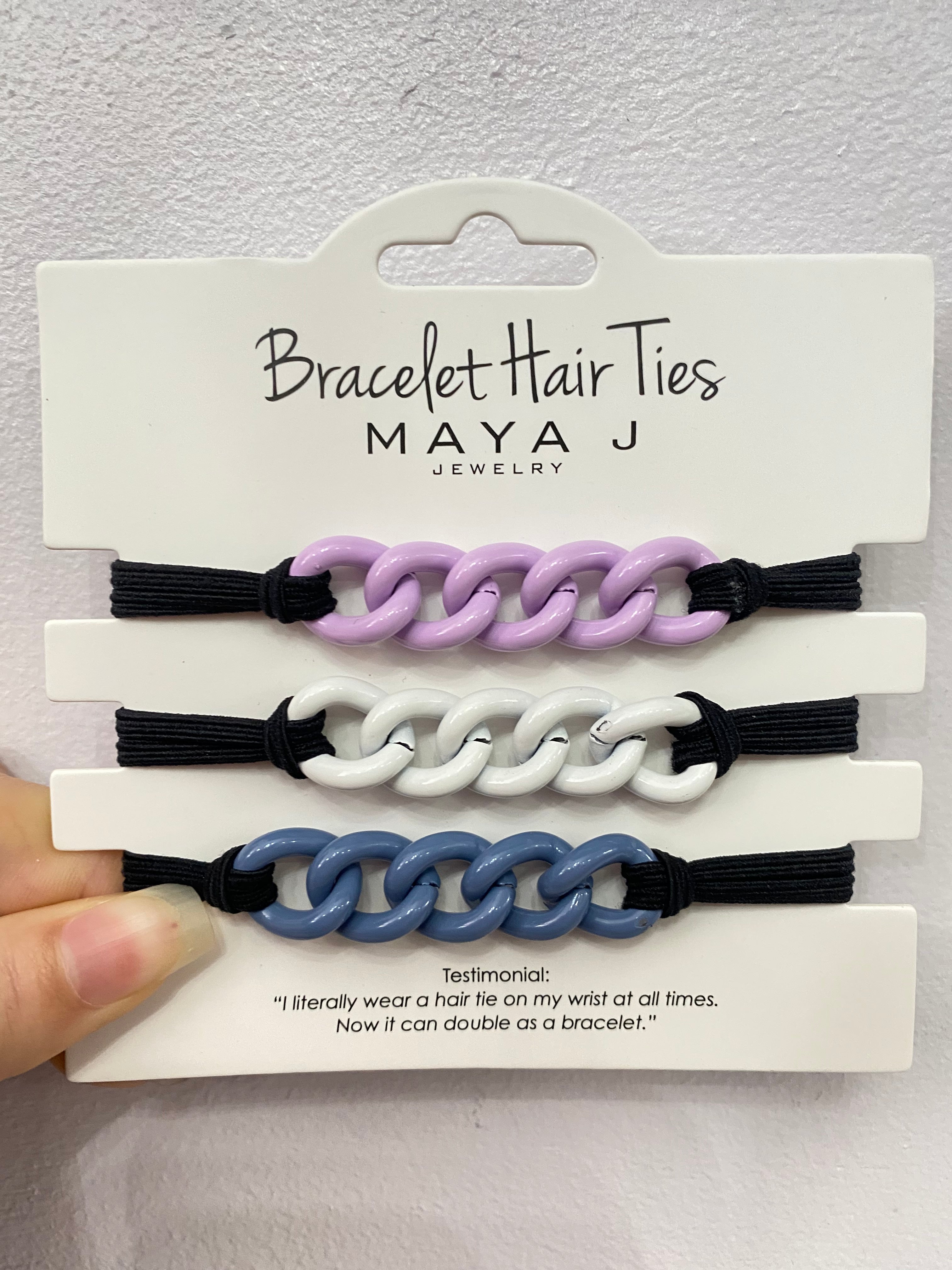 Black Bracelet Hair Ties – Mattie B's Gifts & Apparel
