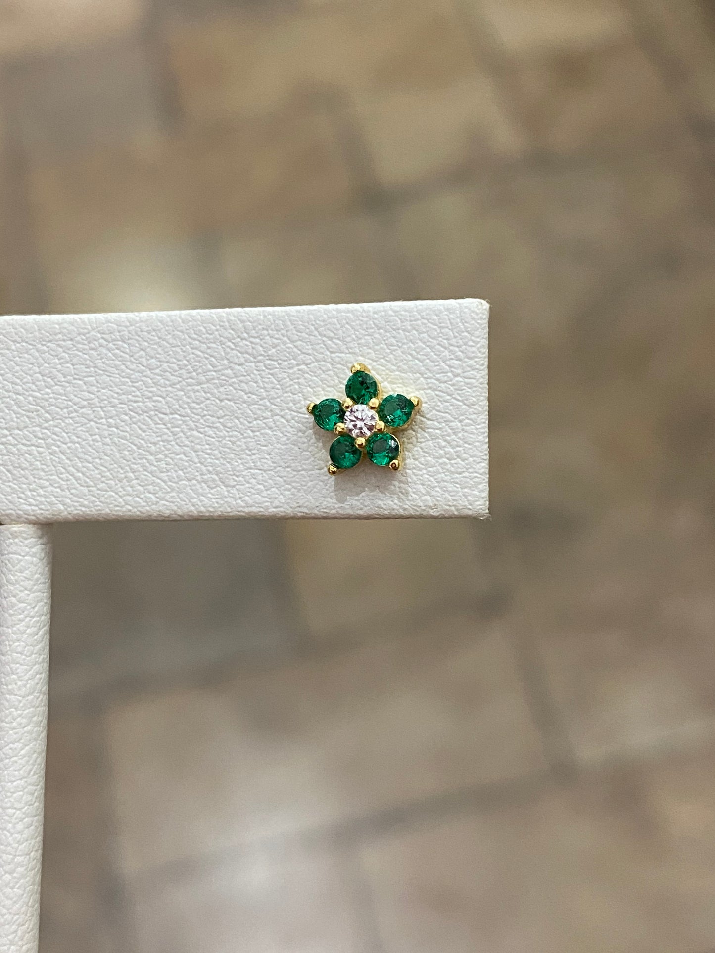 Flower Stud Earrings (Assorted Colors)