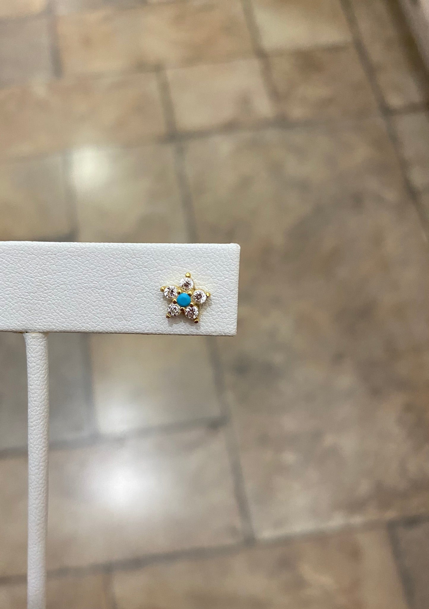 Flower Stud Earrings (Assorted Colors)