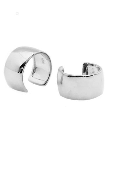 Sterling Silver Large Plain Cuff (Assorted Colors)