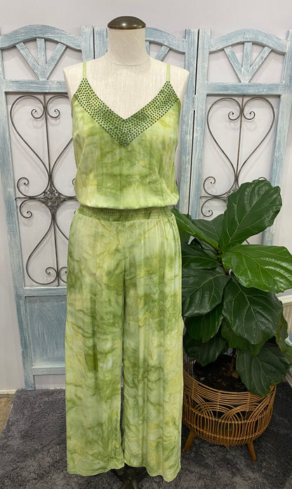 Dhanu Green Glam Jumpsuit