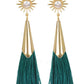 Sun Tassel Earring (Assorted Colors)